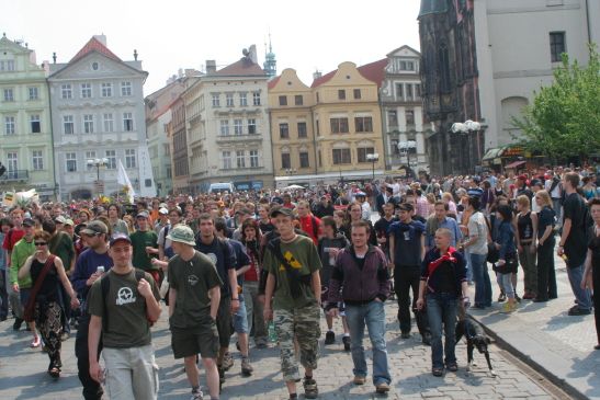 Million Marihuana March - Praha - 7.5.06