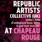 Londýnští Republic Artists na poslední letošní akci v Chapeau Rouge