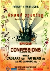 GRAND OPENING - NEW CONFESSIONS