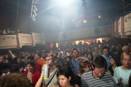 Human traffic night