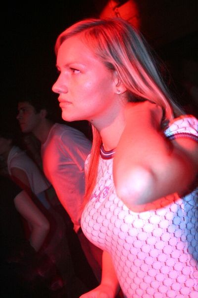 Human traffic night