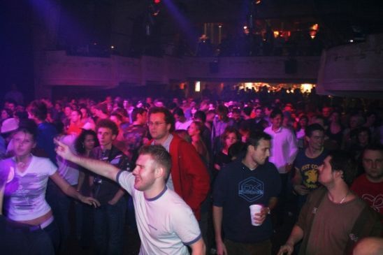 Human traffic night