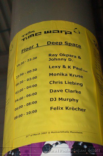 TDK Time Warp - 31.3.07