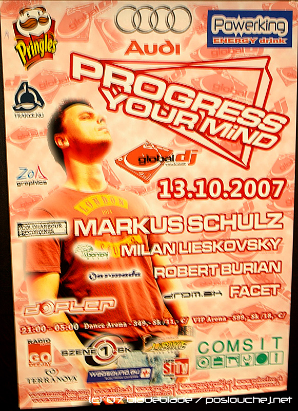 PROGRESS YOUR MIND - Sobota 13. 10. 2007