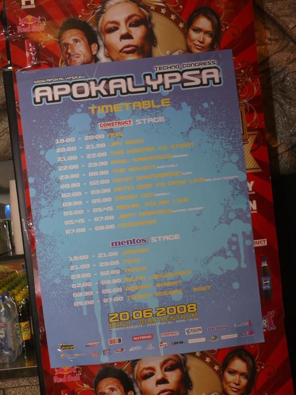 APOKALYPSA TECHNO CONGRESS - Pátek 20. 6. 2008
