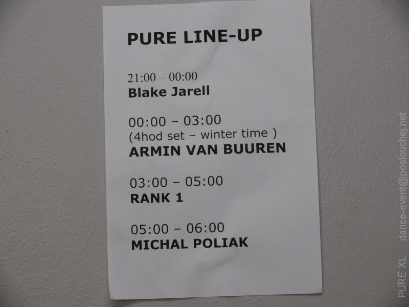 PURE XL - Sobota 24. 10. 2009