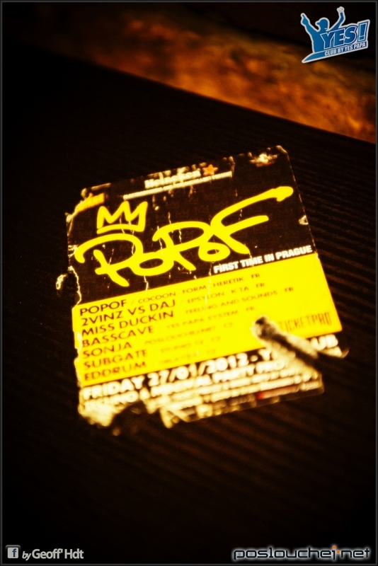 POPOF: FIRST TIME IN PRAGUE! - Pátek 27. 1. 2012