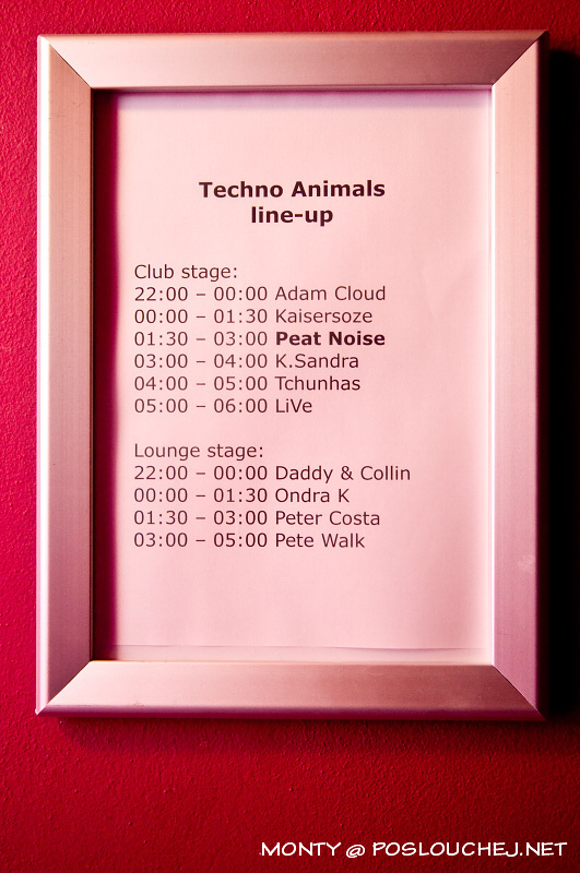 TECHNO ANIMALS – JÁJA B-DAY CELEBRATION! - Pátek 5. 10. 2012