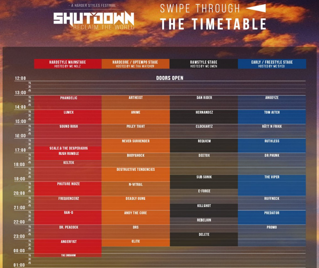 Shutdown festival