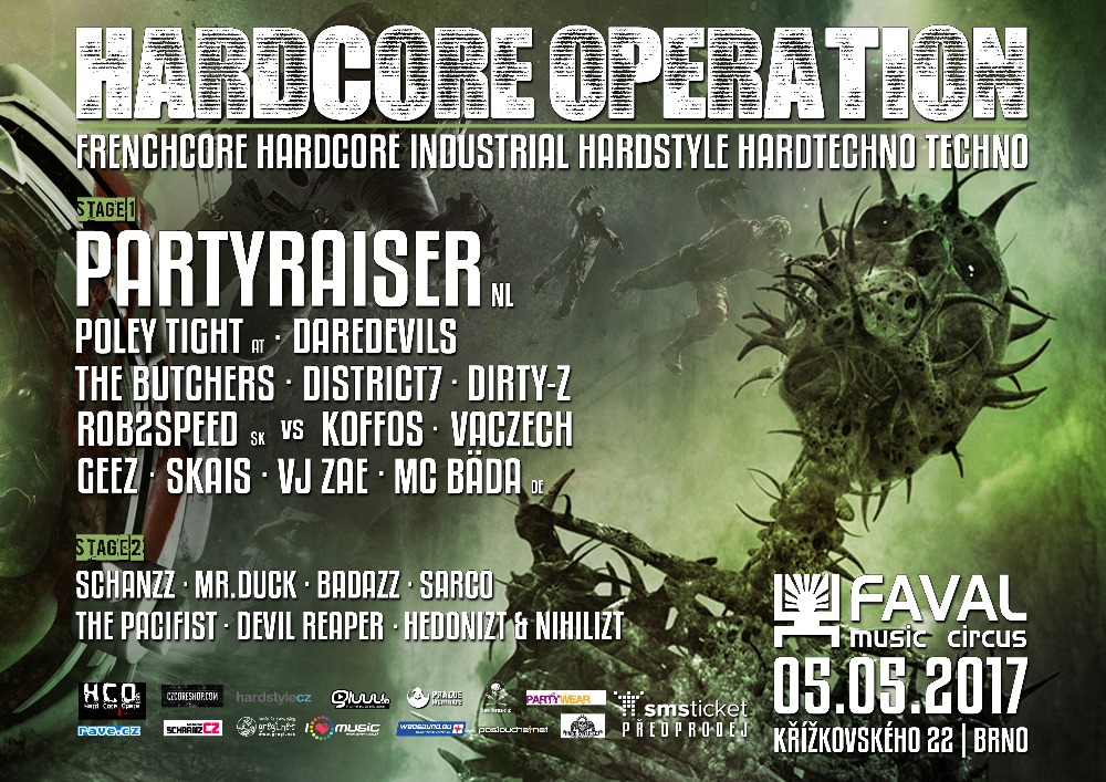 Sedmá Hardcore Operation přivítá Partyraisera