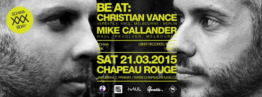 BE AT: Christian Vance & Mike Callander (Haul, Melbourne)