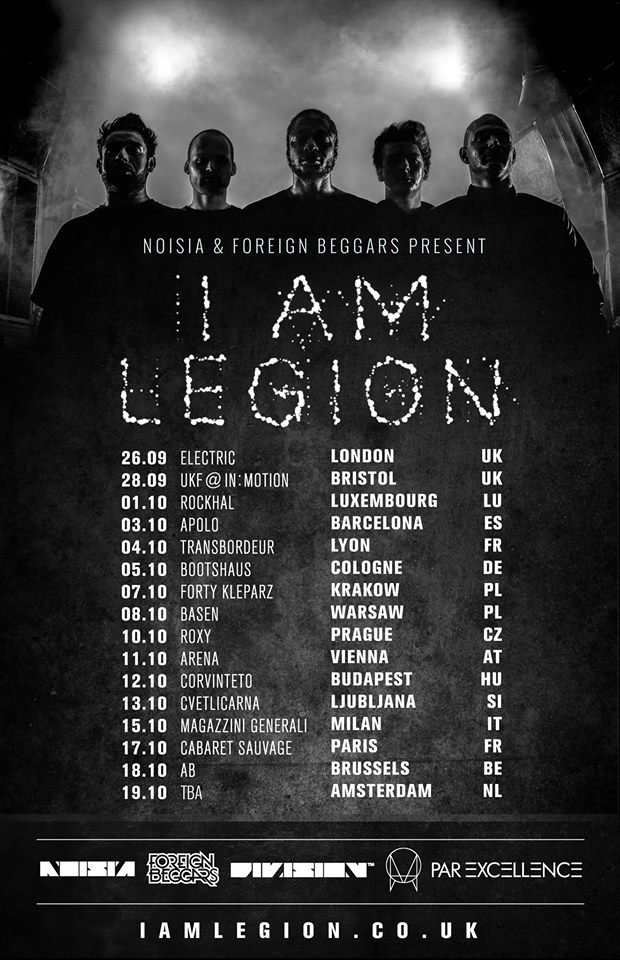 I AM LEGION tour 2013