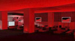 red lounge