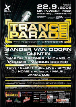 Tranceparade - flyer