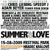 Znme line-up Summer of Love 2009