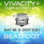 Beatfoot na sobotní Vivacity Plus U bukanýra