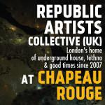Sakro a Nick Elia live na Republic Artists v Chapeau Rouge