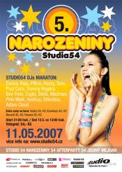 5. NAROZENINY STUDIA 54