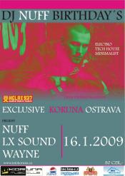 DJ NUFF BIRTHDAY , STAGE OSTRAVA