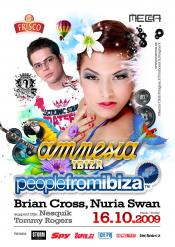 AMNESIA PRESENTS : BRIAN CROSS & NURIA SWAN