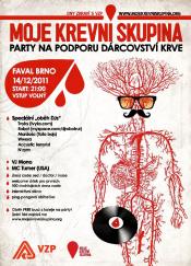 MOJE KREVNÍ SKUPINA PARTY