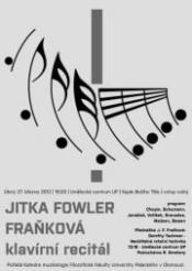koncert: JITKA FOWLER FRAŇKOVÁ