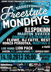 3. NAROZENINY FREESTYLE MONDAYS