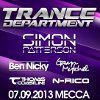 TRANCE DEPARTMENT, 7. 9. 2013, Mecca Praha